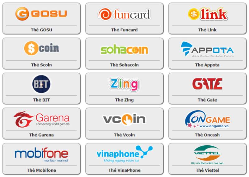 Hướng Dẫn Rút Tiền W88 Dễ Dàng Chỉ Vài Phút 2 Rút tiền qua thẻ game W88