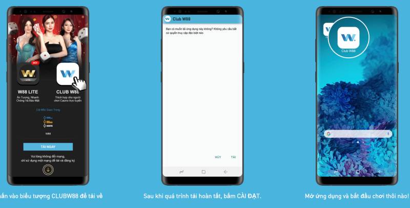 Tải App W88 Lite và Club W88 – Cá Cược Đỉnh Cao Mọi Lúc, Mọi Nơi 3 tai app club w88 apk
